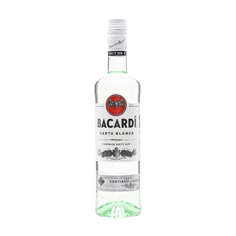 РОМ BACARDI CARTA BLANCA 37,5% 0,7Л
