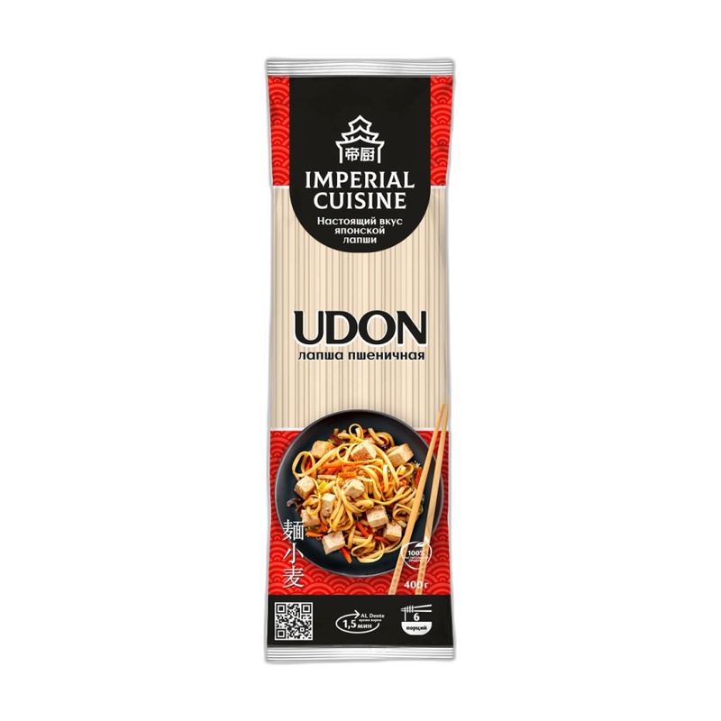 ЛАПША IMPERIAL CUISINE ПШЕНИЧНАЯ УДОН 400Г