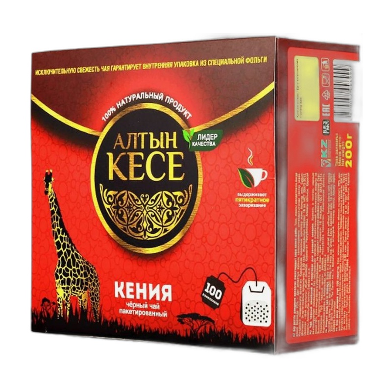 ЧАЙ ЧЕРНЫЙ АЛТЫН КЕСЕ КЕНИЯ 100 ПАКЕТИКОВ