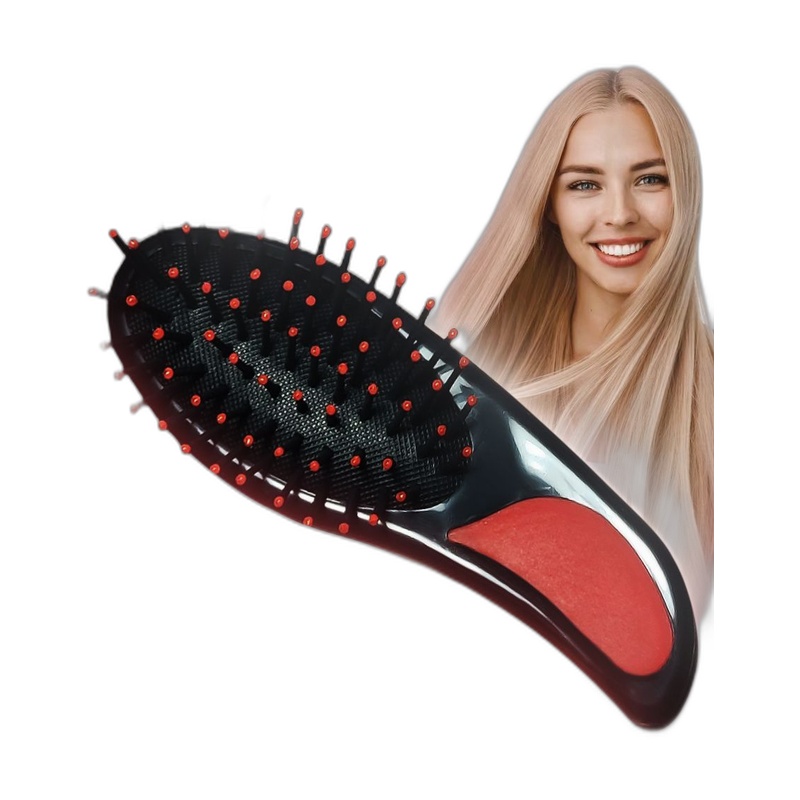 РАСЧЕСКА МАССАЖНАЯ КРАСНАЯ Q9901