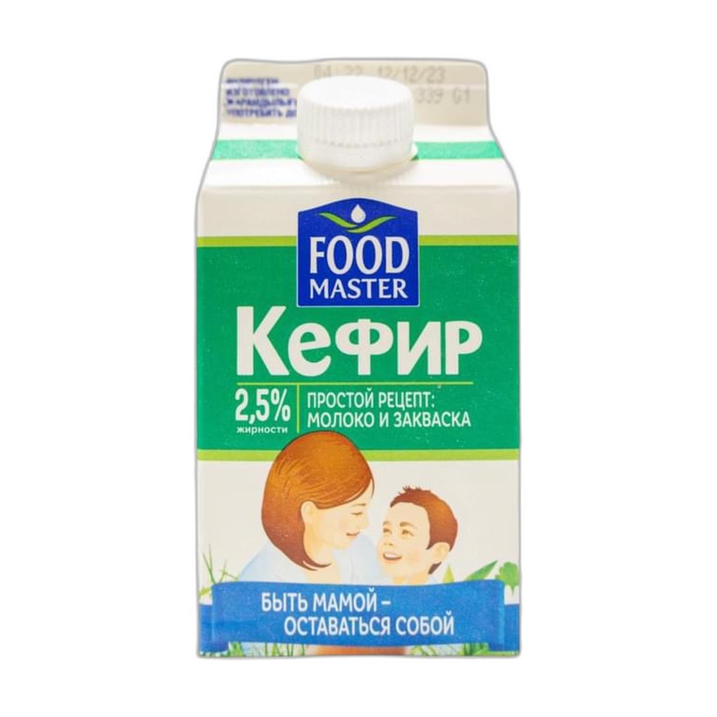 КЕФИР FOODMASTER 2,5% 500МЛ Т/П