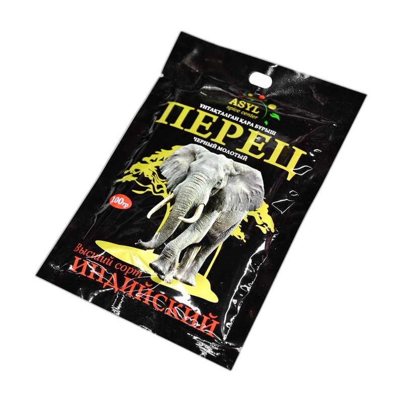 ПЕРЕЦ ЧЕРНЫЙ ASYL МОЛОТЫЙ ИНДИЯ 100Г П/П