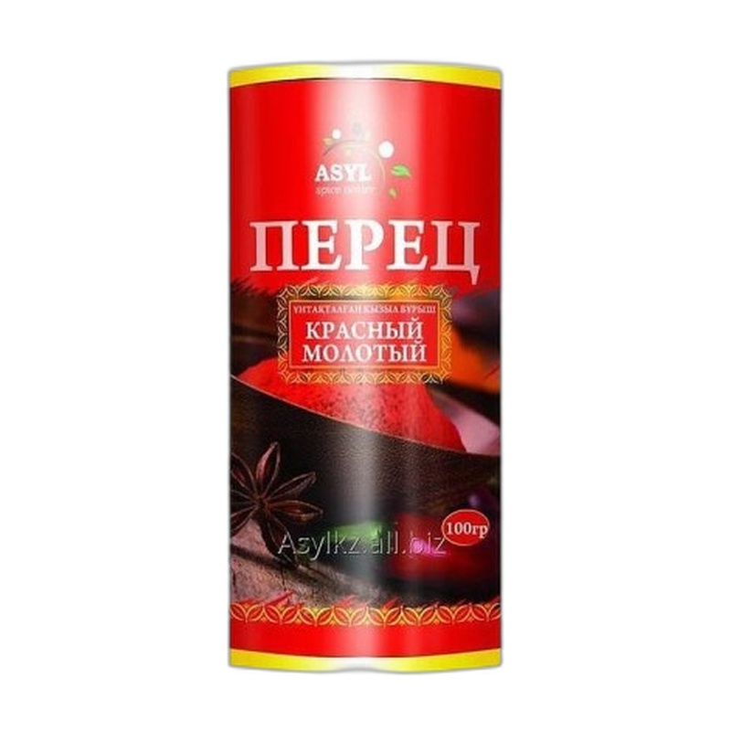 ПЕРЕЦ КРАСНЫЙ ASYL МОЛОТЫЙ 100Г ТУБА