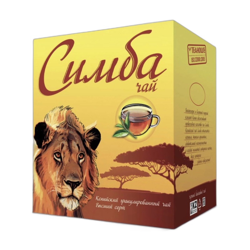 ЧАЙ ЧЕРНЫЙ SIMBA ГРАНУЛИРОВАННЫЙ 1КГ