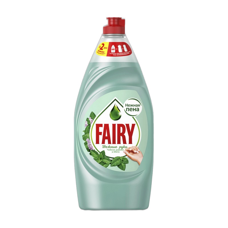 СРЕДСТВО ДЛЯ МЫТЬЯ ПОСУДЫ FAIRY НЕЖНЫЕ РУКИ ЧАЙНОЕ ДЕРЕВО И МЯТА 450МЛ