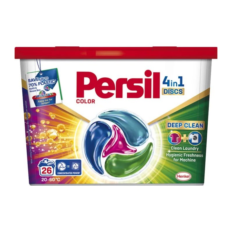 КАПСУЛЫ ДЛЯ СТИРКИ PERSIL COLOR 4В1 26ШТ