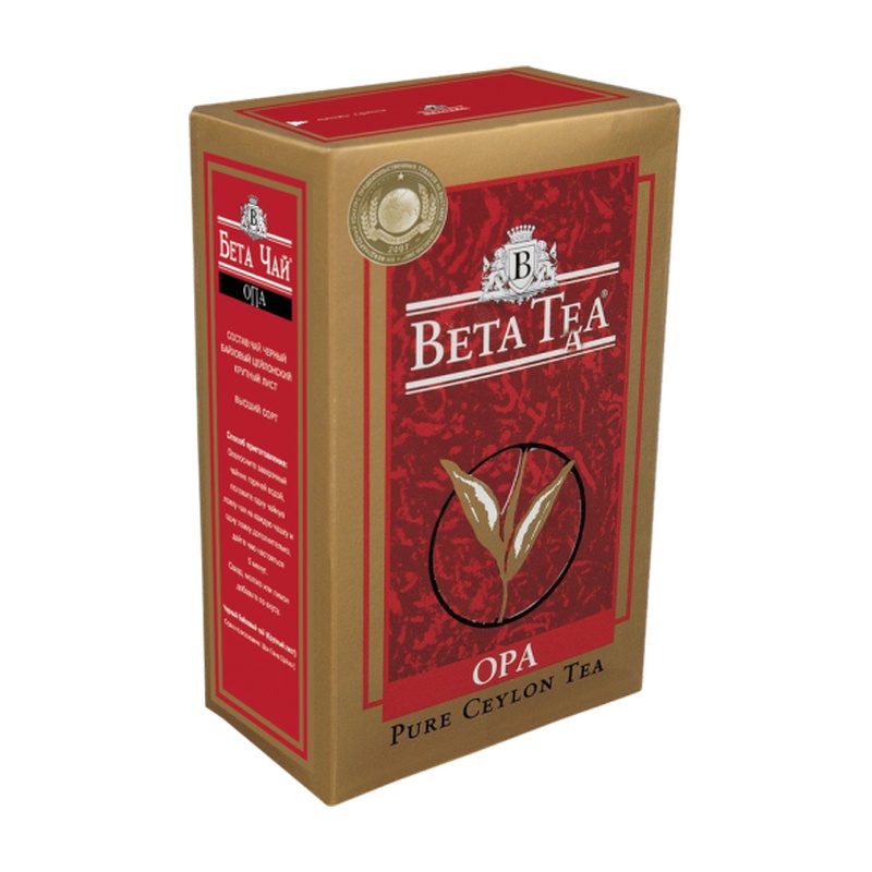 ЧАЙ ЧЕРНЫЙ BETA OPA ЛИСТОВОЙ 500Г