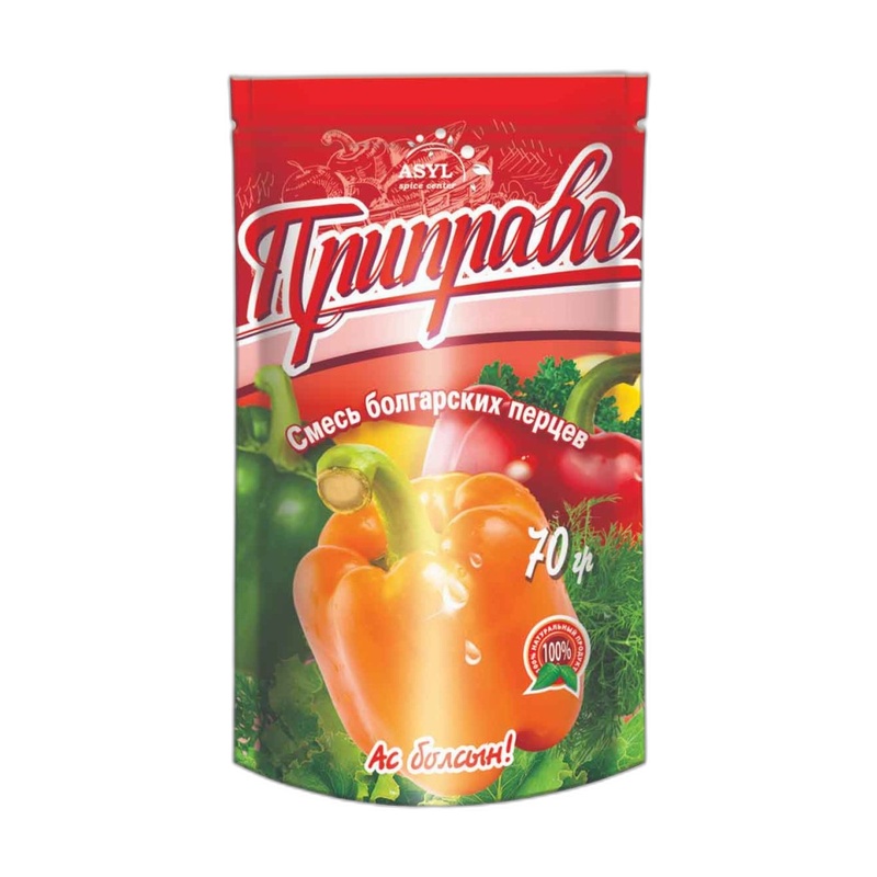 ПРИПРАВА ASYL СМЕСЬ БОЛГАРСКИХ ПЕРЦЕВ 70Г