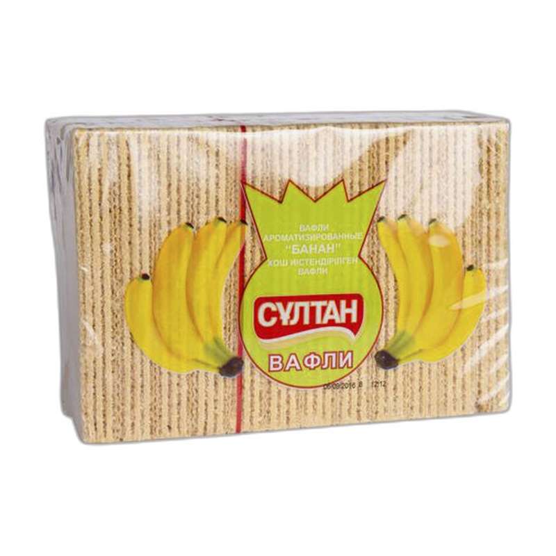 ВАФЛИ СУЛТАН БАНАН 400Г