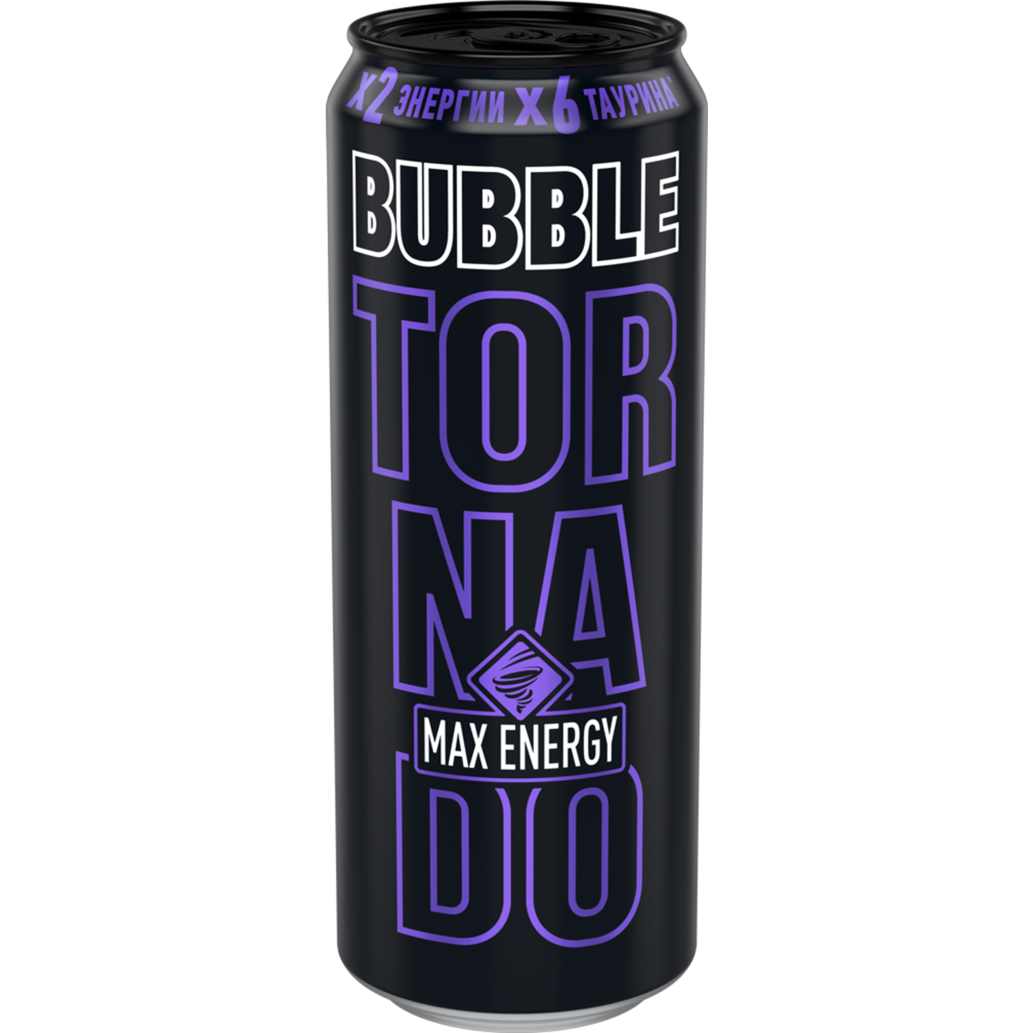 НАПИТОК ЭНЕРГИТИЧЕСКИЙ TORNADO MAX ENERGY BUBBLE 0,45Л Ж/Б