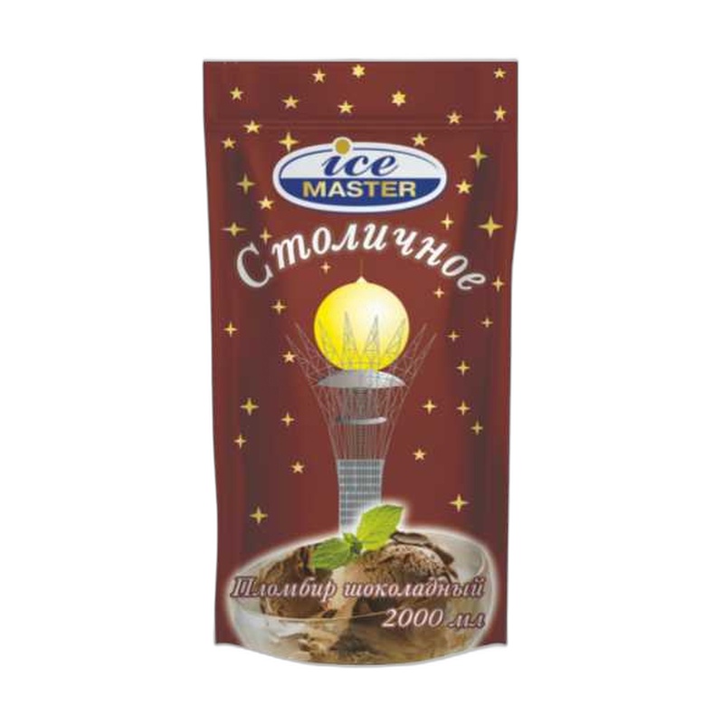МОРОЖЕНОЕ IM СТОЛИЧНОЕ ШОКОЛАД-ПЛОМБИР 1КГ