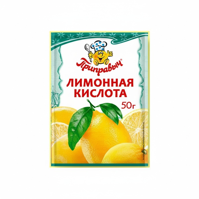 ЛИМОННАЯ КИСЛОТА ПРИПРАВЫЧ 50Г