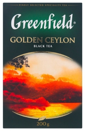 ЧАЙ ЧЕРНЫЙ GREENFIELD GOLDEN CEYLON ЛИСТОВОЙ 200Г