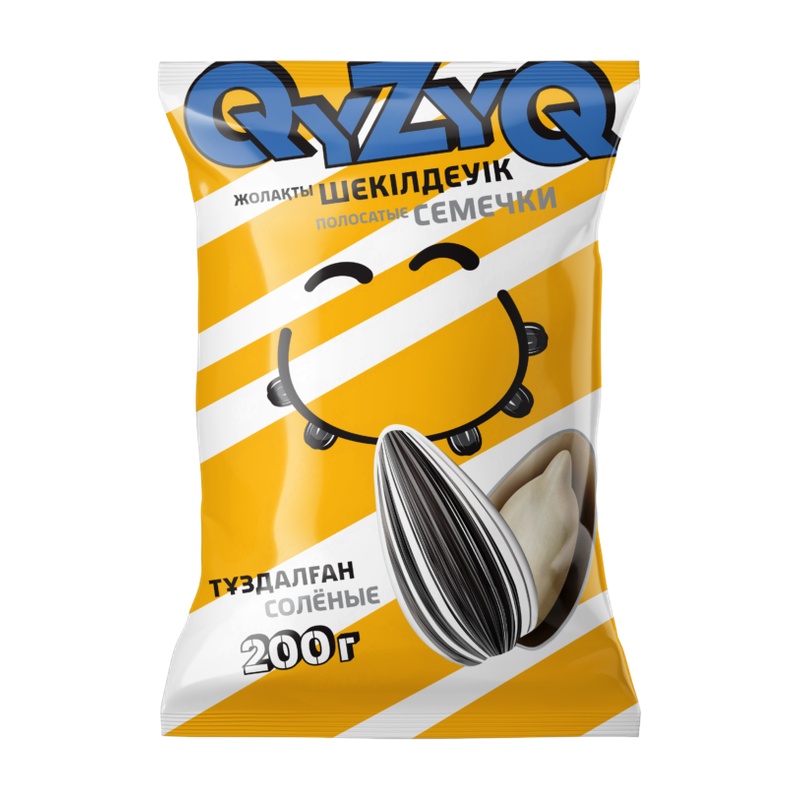 СЕМЕЧКИ QYZYQ ПОЛОСАТЫЕ 200Г