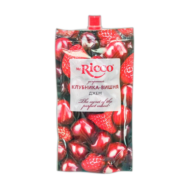 ДЖЕМ MR.RICCO КЛУБНИКА ВИШНЯ 300Г Д/П