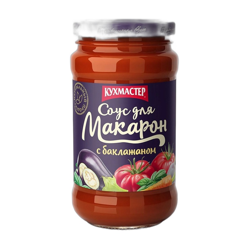 СОУС КУХМАСТЕР ДЛЯ МАКАРОН С БАКЛАЖАНОМ 400Г СТ/Б