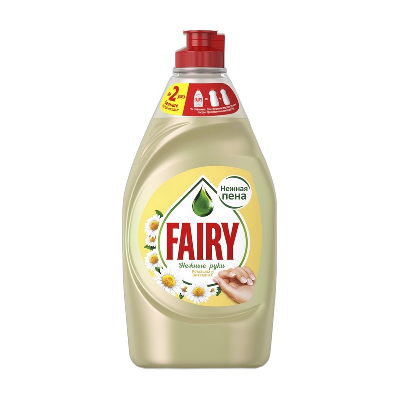 СРЕДСТВО ДЛЯ МЫТЬЯ ПОСУДЫ FAIRY НЕЖНЫЕ РУКИ РОМАШКА И ВИТАМИН Е 400МЛ