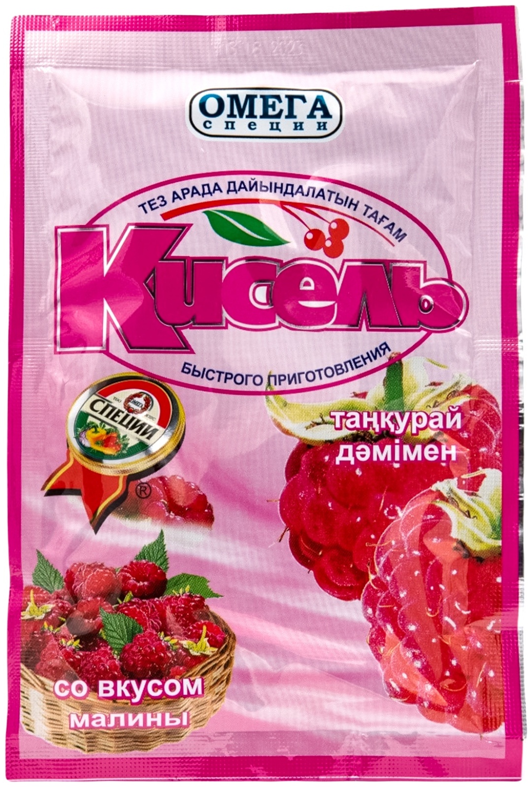 КИСЕЛЬ ОМЕГА МАЛИНА 90Г