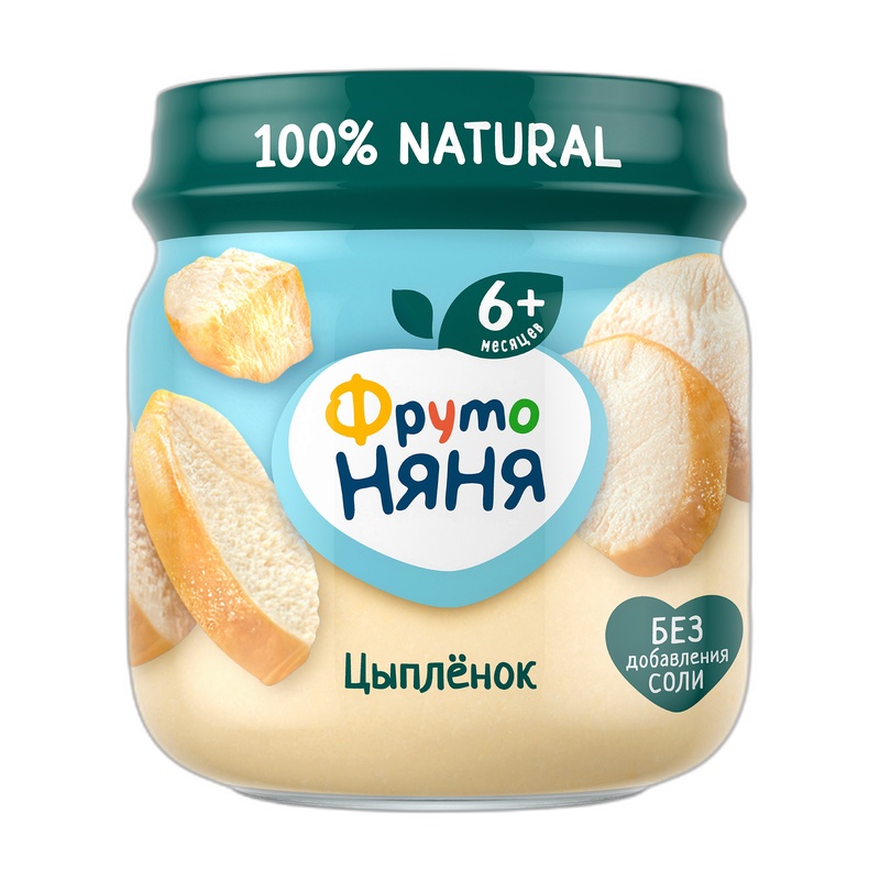 ПЮРЕ ФРУТО НЯНЯ ЦЫПЛЕНОК 80Г СТ/Б