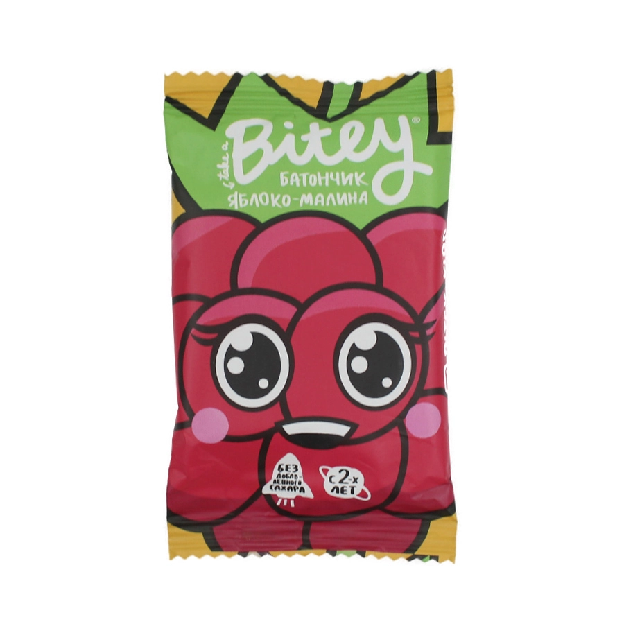 БАТОНЧИК ФРУКТОВО-ЯГОДНЫЙ BITEY ЯБЛОКО МАЛИНА 25Г