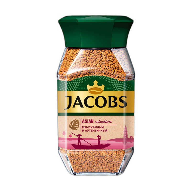 КОФЕ РАСТВОРИМЫЙ JACOBS MONARCH ASIAN SELECTION 90Г СТ/Б