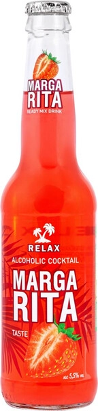 КОКТЕЙЛЬ СЛАБОАЛКОГОЛЬНЫЙ RELAX MARGARITA 5,5% 0,33Л СТ/Б
