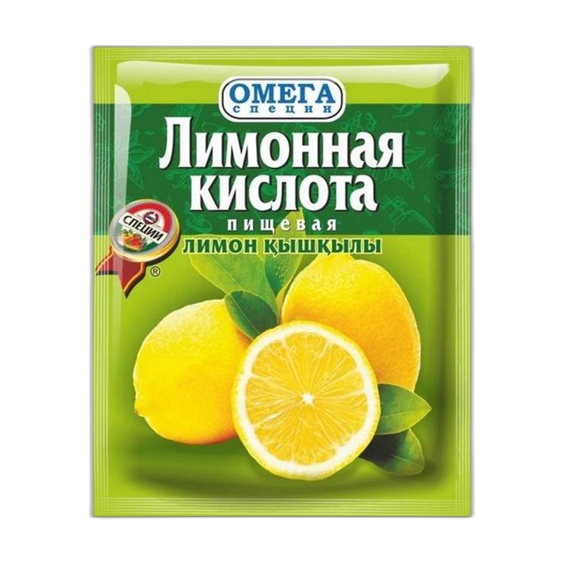 ЛИМОННАЯ КИСЛОТА ОМЕГА 50Г