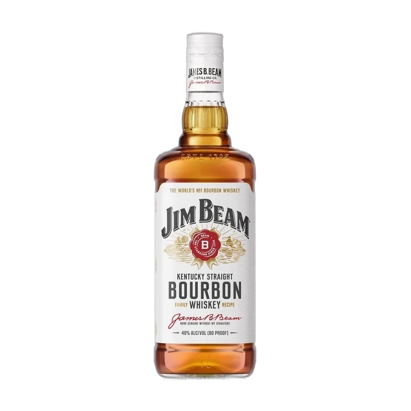 ВИСКИ JIM BEAM WHITE BOURBON 40% 0,5Л