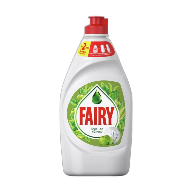 СРЕДСТВО ДЛЯ МЫТЬЯ ПОСУДЫ FAIRY ЗЕЛЕНОЕ ЯБЛОКО 450МЛ