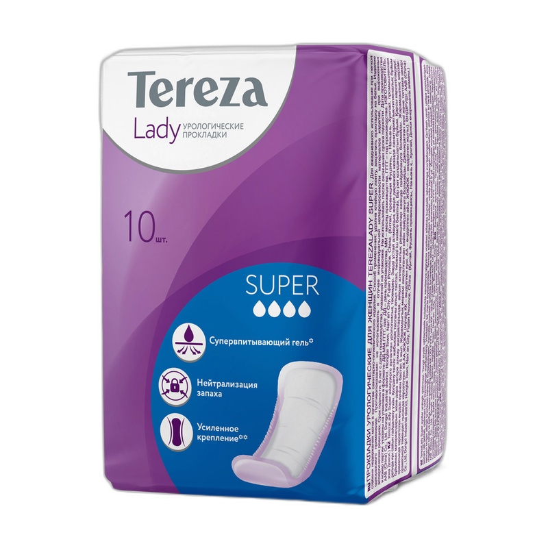 ПРОКЛАДКИ УРОЛОГИЧЕСКИЕ TEREZA LADY SUPER 10ШТ