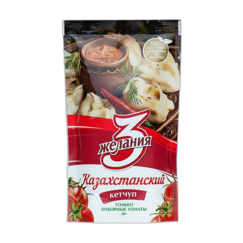 КЕТЧУП 3 ЖЕЛАНИЯ КАЗАХСТАНСКИЙ 100Г Д/П