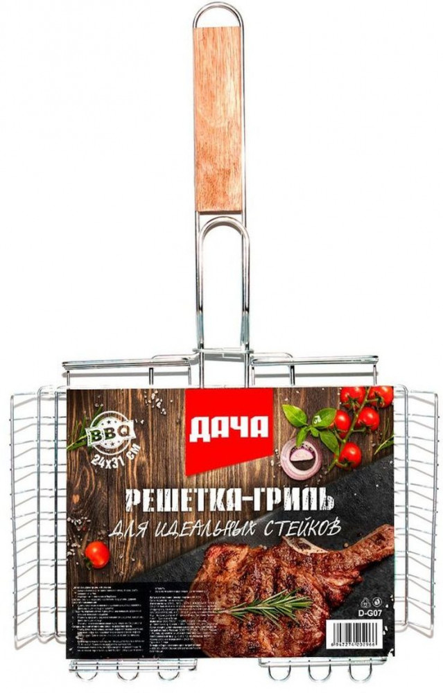 РЕШЕТКА-ГРИЛЬ ДАЧА ОБЪЕМНАЯ 24Х31СМ