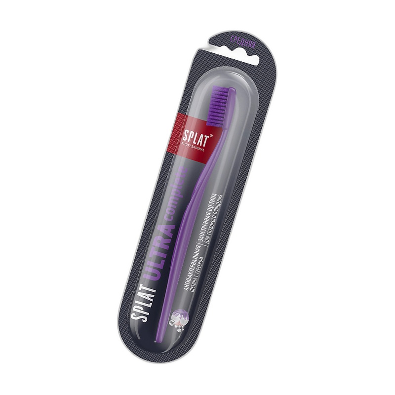 ЩЕТКА ЗУБНАЯ SPLAT PROFESSIONAL ULTRA COMPLETE СРЕДНЯЯ