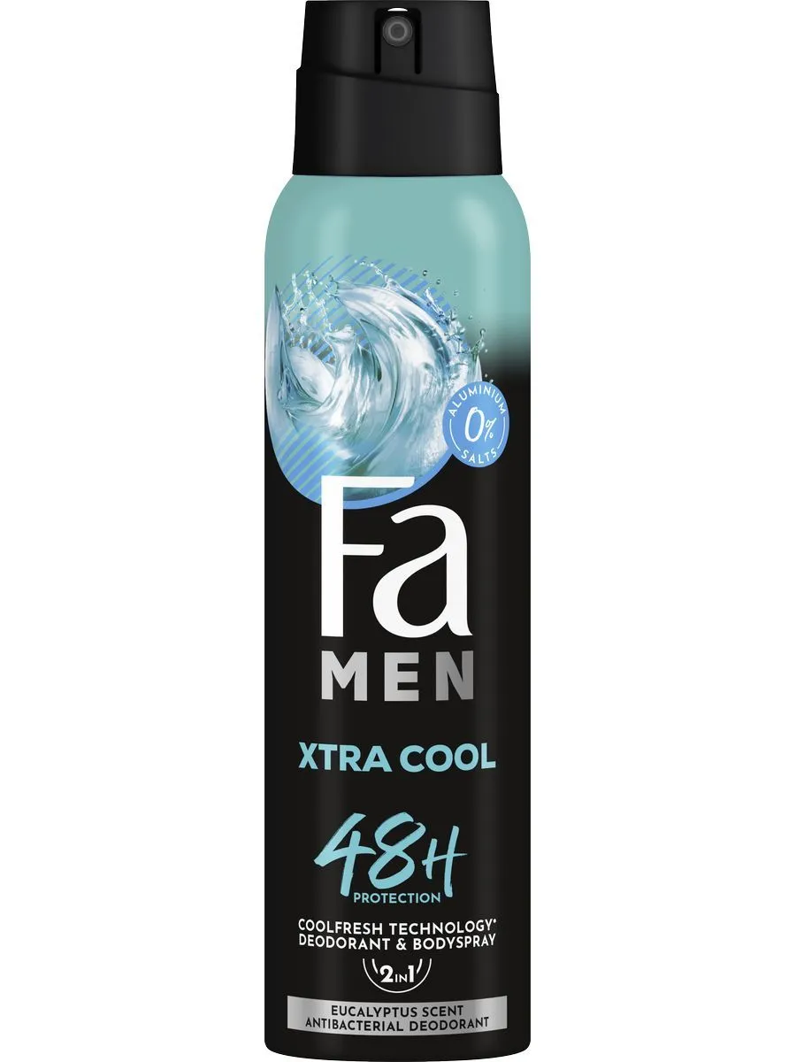 АНТИПЕРСПИРАНТ-СПРЕЙ FA MEN XTRA COOL 150МЛ