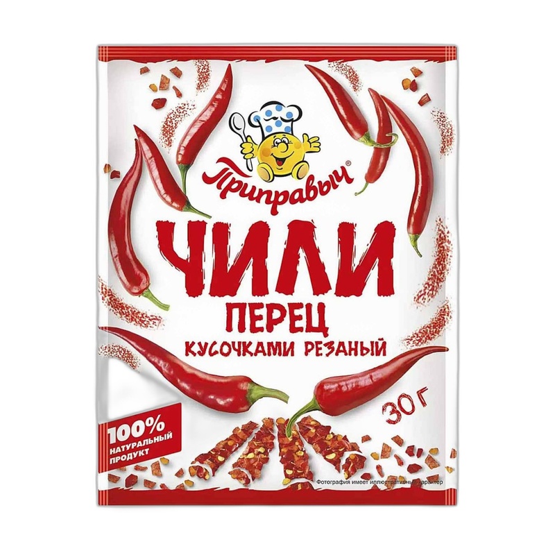 ПЕРЕЦ ЧИЛИ ПРИПРАВЫЧ КУСОЧКИ 30Г