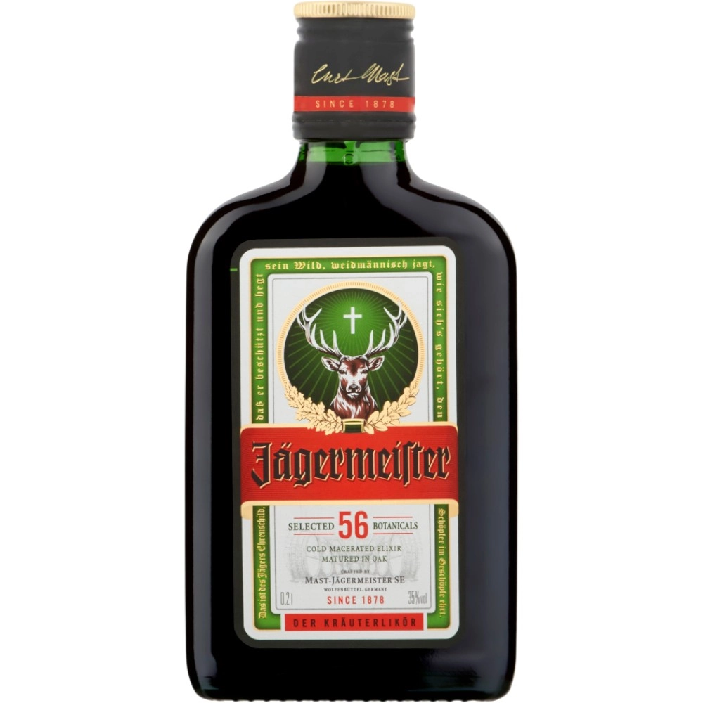 ЛИКЕР JAGERMEISTER 35% 0,2Л