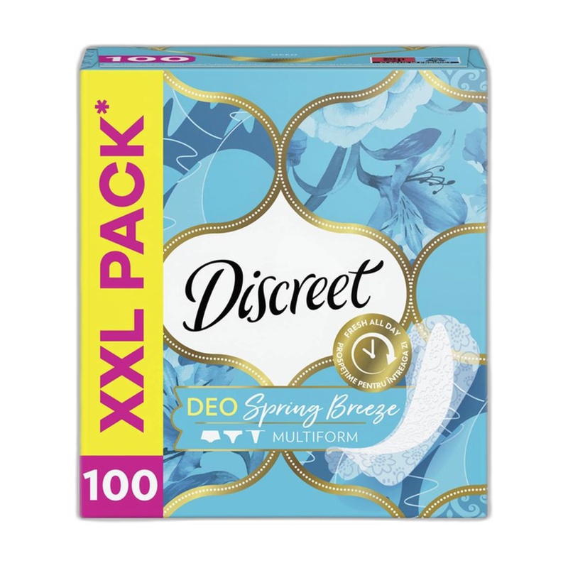 ПРОКЛАДКИ ЕЖЕДНЕВНЫЕ DISCREET DEO SPRING BREEZE 100ШТ
