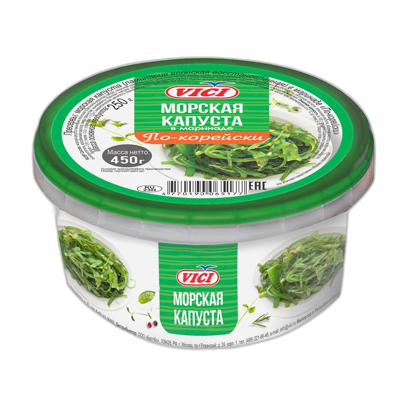 МОРСКАЯ КАПУСТА VICI ПО-КОРЕЙСКИ 450Г