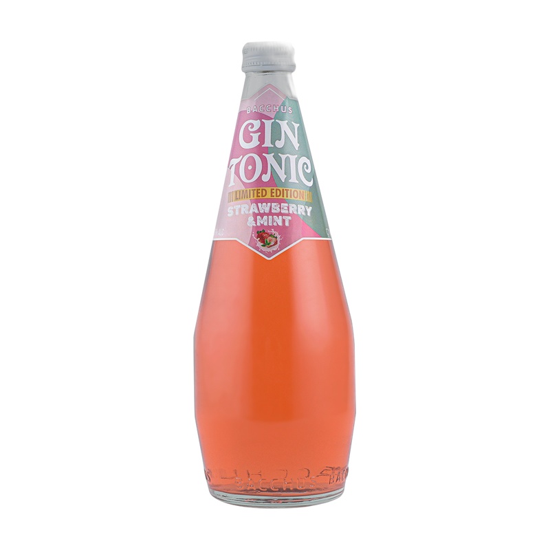 ТОНИК АЛКО GIN TONIC STRAWBERRY MINT 7,7% 0,33Л СТ/Б