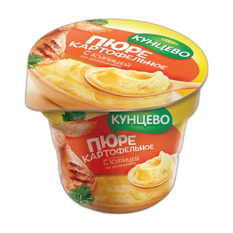 ПЮРЕ КАРТОФЕЛЬНОЕ КУНЦЕВО КУРИЦА ПО ДОМАШНЕМУ 40Г П/С
