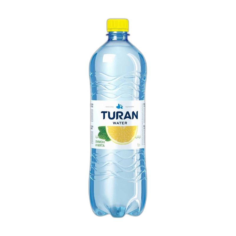ВОДА НЕГАЗИРОВАННАЯ TURAN ЛИМОН МЯТА 1Л ПЭТ