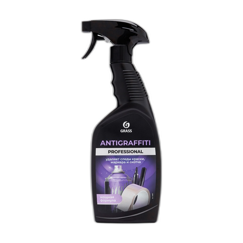 СПРЕЙ ЧИСТЯЩИЙ GRASS ANTIGRAFFITI PROFESSIONAL ОТ ПЯТЕН 600МЛ