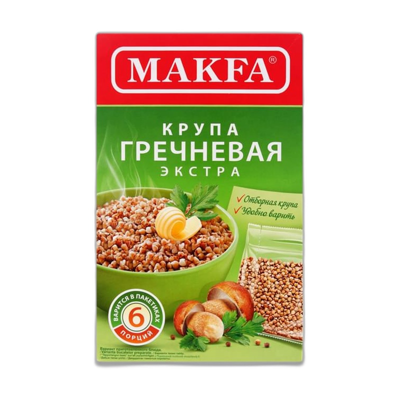 ГЕЧНЕВАЯ КРУПА MAKFA ЯДРИЦА 400Г ВАР/ПАК