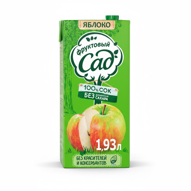 НЕКТАР ФРУКТОВЫЙ САД ЯБЛОКО 1,93Л Т/П