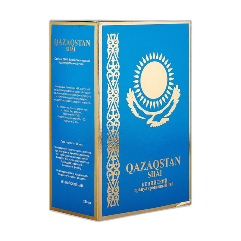 ЧАЙ ЧЕРНЫЙ QAZAQSTAN ГРАНУЛИРОВАННЫЙ 250Г