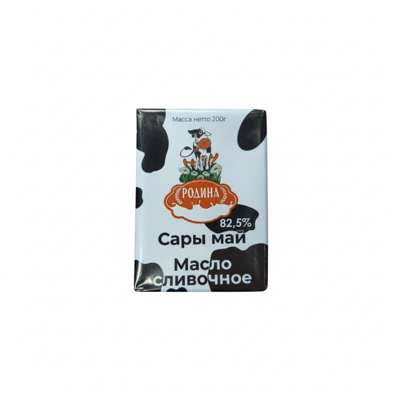 МАСЛО РОДИНА СЛИВОЧНОЕ 82% 200Г