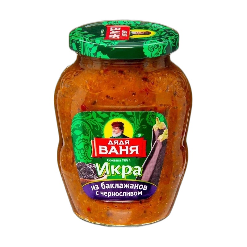 ИКРА ДЯДЯ ВАНЯ ИЗ БАКЛАЖАНОВ С ЧЕРНОСЛИВОМ 350Г
