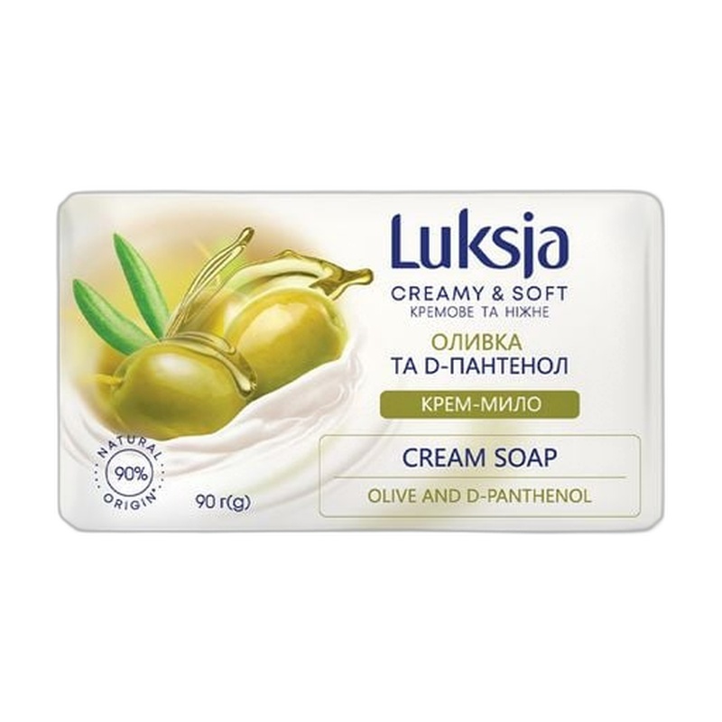 МЫЛО LUKSJA ОЛИВКА И D-ПАНТЕН 90Г