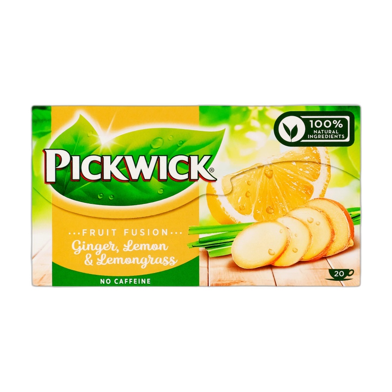 ЧАЙ ФРУКТОВО-ТРАВЯНОЙ PICKWICK ИМБИРЬ ЛЕМОНГРАСС 20 ПАКЕТИКОВ