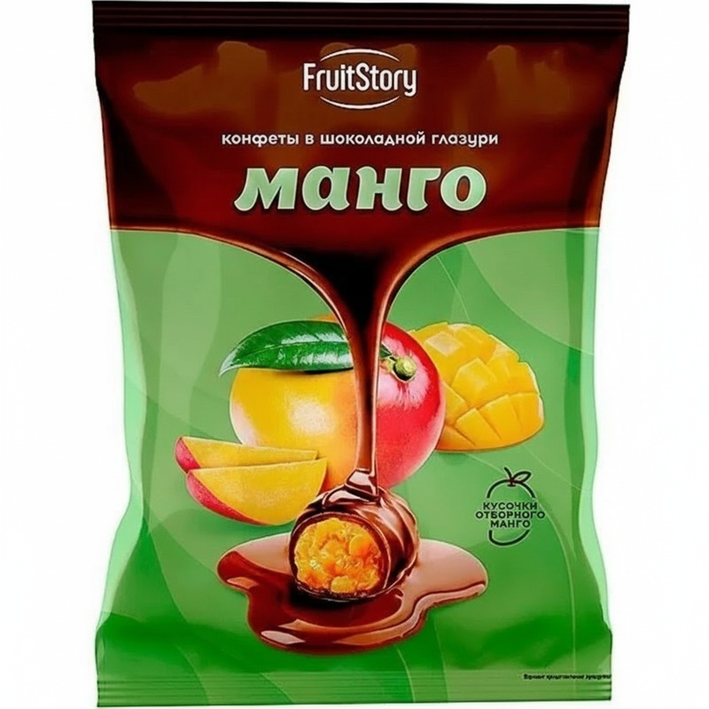 КОНФЕТЫ ЯШКИНО FRUITSTORY МАНГО 500Г